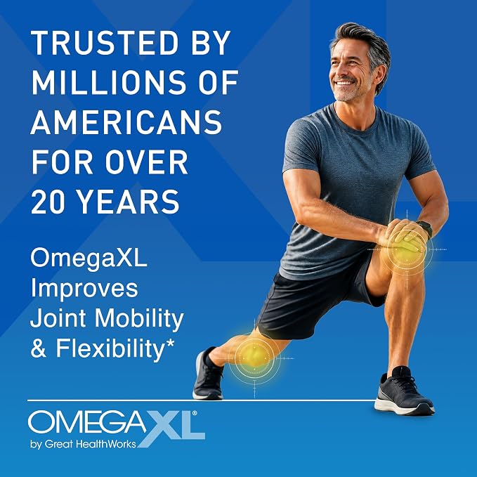 Omega XL Joint Supplement | Green-Lipped Mussel Extract | 300 Capsules