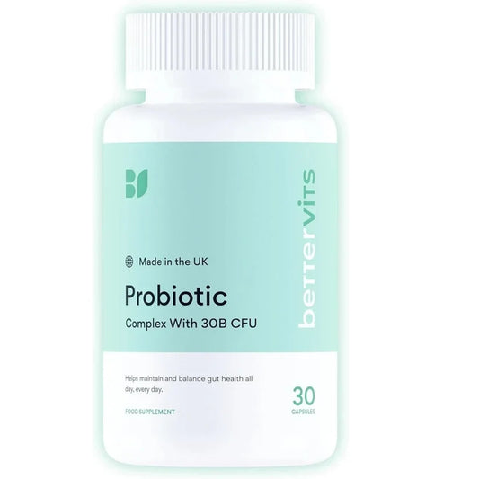 Bettervits Probiotics for Gut Health | 30 Capsules