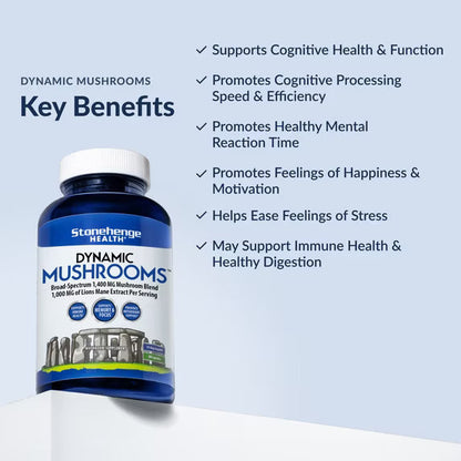 Stonehenge Health Dynamic Mushroom Complex - 60 Veggie Capsules